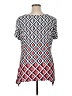 Lark Lane Red Short Sleeve Blouse Size XL - photo 2