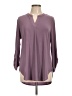 Cato Purple Long Sleeve Blouse Size L - photo 1