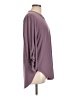 Cato Purple Long Sleeve Blouse Size L - photo 4