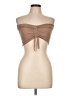 Love Tree Tan Sleeveless Top Size L - photo 1