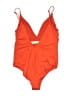 Kona Sol Solid Orange One Piece Swimsuit Size XL - photo 2