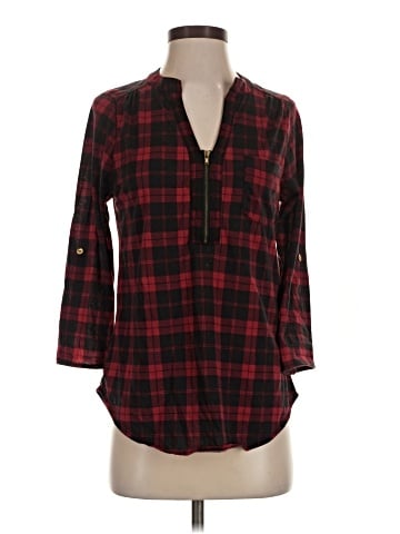 Always Indigo 3/4 Sleeve Blouse (view 1)