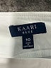 Kaari Blue Solid Ivory Skort Size 10 - photo 3