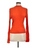 Rag & Bone Orange Turtleneck Sweater Size L - photo 1