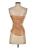 Bebe Tan Sleeveless Silk Top Size S - photo 2