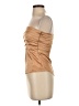 Bebe Tan Sleeveless Silk Top Size S - photo 5