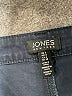 Jones New York Solid Blue Cargo Shorts Size 4 - photo 3