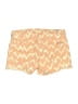 7 For All Mankind Chevron-herringbone Yellow Gold Shorts Size 27 waist - photo 2