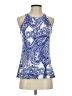 Veronica M. Blue Sleeveless Blouse Size XS - photo 1