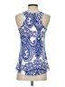 Veronica M. Blue Sleeveless Blouse Size XS - photo 2