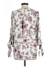 West Kei 100% Polyester Ivory 3/4 Sleeve Blouse Size L - photo 2