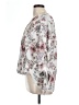West Kei 100% Polyester Ivory 3/4 Sleeve Blouse Size L - photo 5