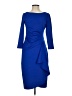 Eliza J Blue Cocktail Dress Size 4 - photo 1