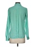 Outback Red 100% Polyester Polka Dots Teal Long Sleeve Blouse Size XS - photo 2