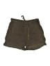 Max&Co. Solid Green Brown Khaki Shorts Size S - photo 1