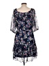 Westport 100% Polyester Floral Blue Cocktail Dress Size L - photo 2