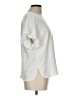 Max Studio White Ivory Short Sleeve T-Shirt Size L - photo 4
