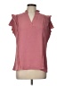 Blooming Jelly Pink Short Sleeve Blouse Size L - photo 1