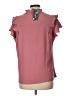 Blooming Jelly Pink Short Sleeve Blouse Size L - photo 2