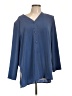Graver Studio 100% Polyester Blue 3/4 Sleeve Blouse Size L - photo 1