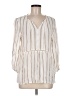 Fever 100% Rayon Ivory 3/4 Sleeve Blouse Size M - photo 1