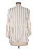 Fever 100% Rayon Ivory 3/4 Sleeve Blouse Size M - photo 2