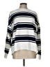 Danskin Stripes White Pullover Sweater Size L - photo 1