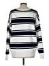 Danskin Stripes White Pullover Sweater Size L - photo 2