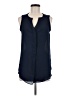 Harlowe & Graham 100% Polyester Blue Sleeveless Blouse Size M - photo 1