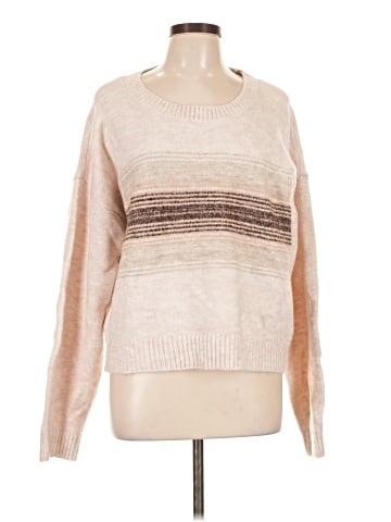 Hem & Thread Pullover Sweater (view 1)