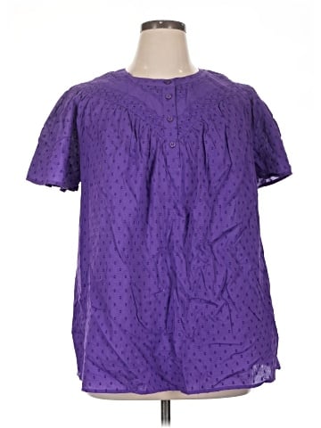 Lane Bryant Short Sleeve Blouse (view 1)