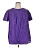 Lane Bryant Purple Short Sleeve Blouse Size 14 - 16 Plus - photo 1