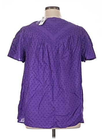 Lane Bryant Short Sleeve Blouse (view 2)