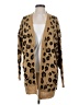 La Miel 100% Acrylic Brown Cardigan Size S - photo 1