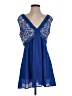 En Creme 100% Rayon Blue Cocktail Dress Size S - photo 1