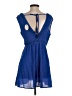 En Creme 100% Rayon Blue Cocktail Dress Size S - photo 2