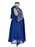 En Creme 100% Rayon Blue Cocktail Dress Size S - photo 4