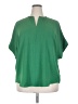 chic soul (chicsoul.com) 100% Polyester Green Short Sleeve Blouse Size XXL - photo 1