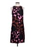 Ann Taylor 100% Polyester Graphic Black Cocktail Dress Size 2 (tall) - photo 1
