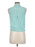 Saint Tropez West Green Sleeveless Button-Down Shirt Size M - photo 2