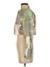 Assorted Brands 100% Polyester Paisley Green 3/4 Sleeve Blouse Size S - photo 5