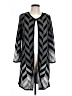 Kasper Chevron-herringbone Gray Cardigan Size L - photo 1