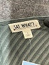 Say What? Stripes Gray Jumpsuit Size L - photo 4