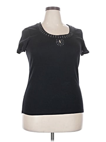 Extra Touch Short Sleeve Top (view 1)
