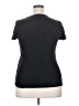Extra Touch Black Short Sleeve Top Size 2X - photo 2