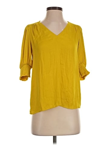 Maison d' Amelie 3/4 Sleeve Blouse (view 1)