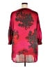 Evolution 100% Polyester Pink 3/4 Sleeve Blouse Size 4X - photo 2
