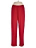 Metrostyle Solid Red Casual Pants Size L - photo 1