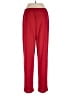Metrostyle Solid Red Casual Pants Size L - photo 2
