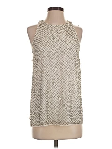 Elie Tahari Sleeveless Silk Top (view 1)